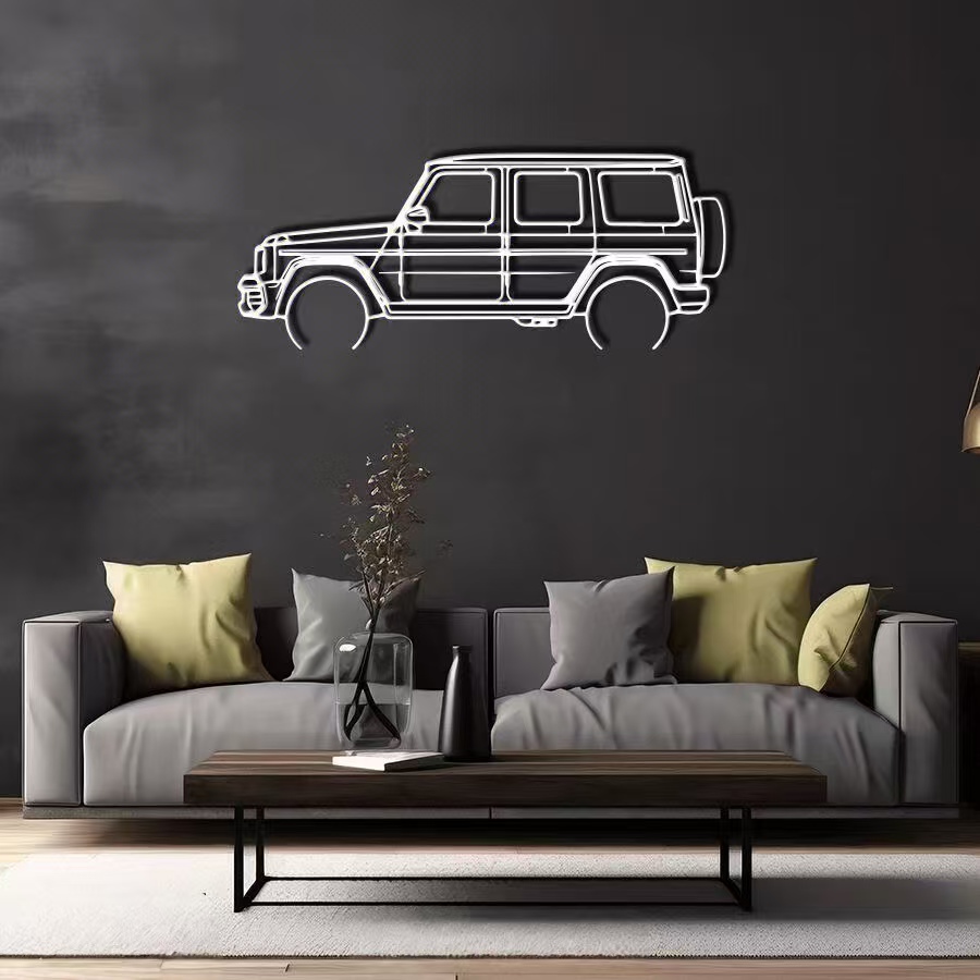 Mercedes-Benz G63 AMG Raised Steel Wall Art