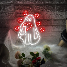 Be My Boo Neon Sign, Ghost Neon, Valentines Day Neon Sign, XOXO Neon, Women Valentines Day Neon Gifts, Heart Neon Sign, Happy Valentines
