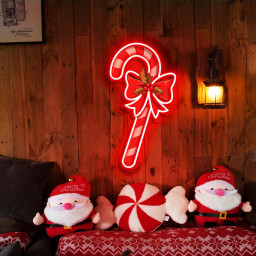 Christmas Candy Cane Neon Sign Merry Christmas Neon Sign Christmas Tree Decor Sign Custom Neon Sign Christmas Gifts Holiday Neon Sign