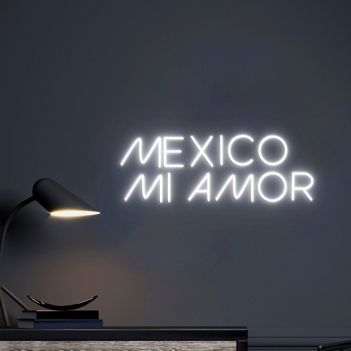 Mexico Mi Amor, Neon Light Signs, Mexican Neon Sign, Mexican Wall Decoration, Mexican Led Sign