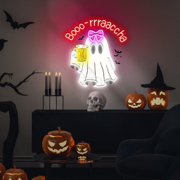 Boo rracha Neon, Halloween costume, Latino halloween, Funny Noen, Mexican, Spanish Halloween, Comadre Crew, Drunk Ghost, TrikoTri, Spooky.