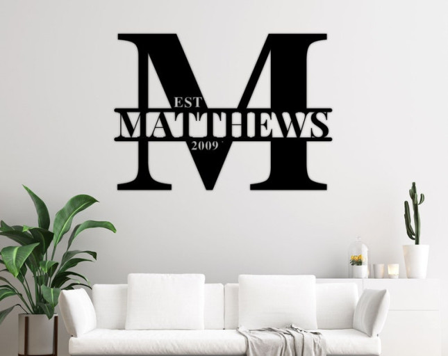 Letters & Monograms metal signs