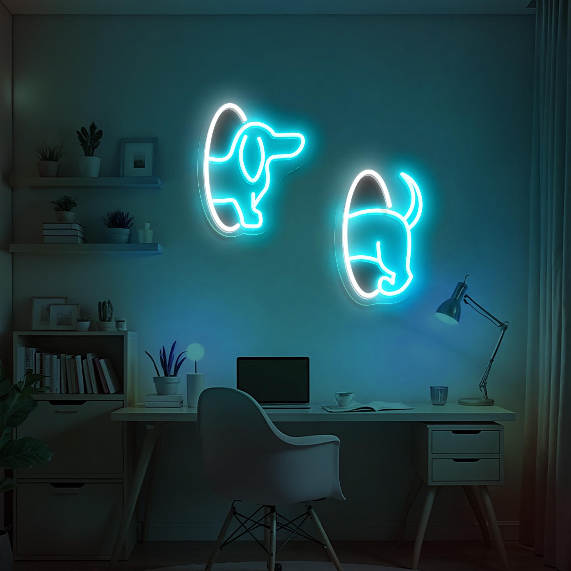 Dachshund Dog Neon Sign Funny Dog Gift for Pet Lover Gift for Him Gift for Her Home Decor for Dog Lover Kids Rooms Birthday Gift for Kid