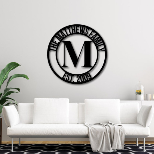 Established Metal Signs