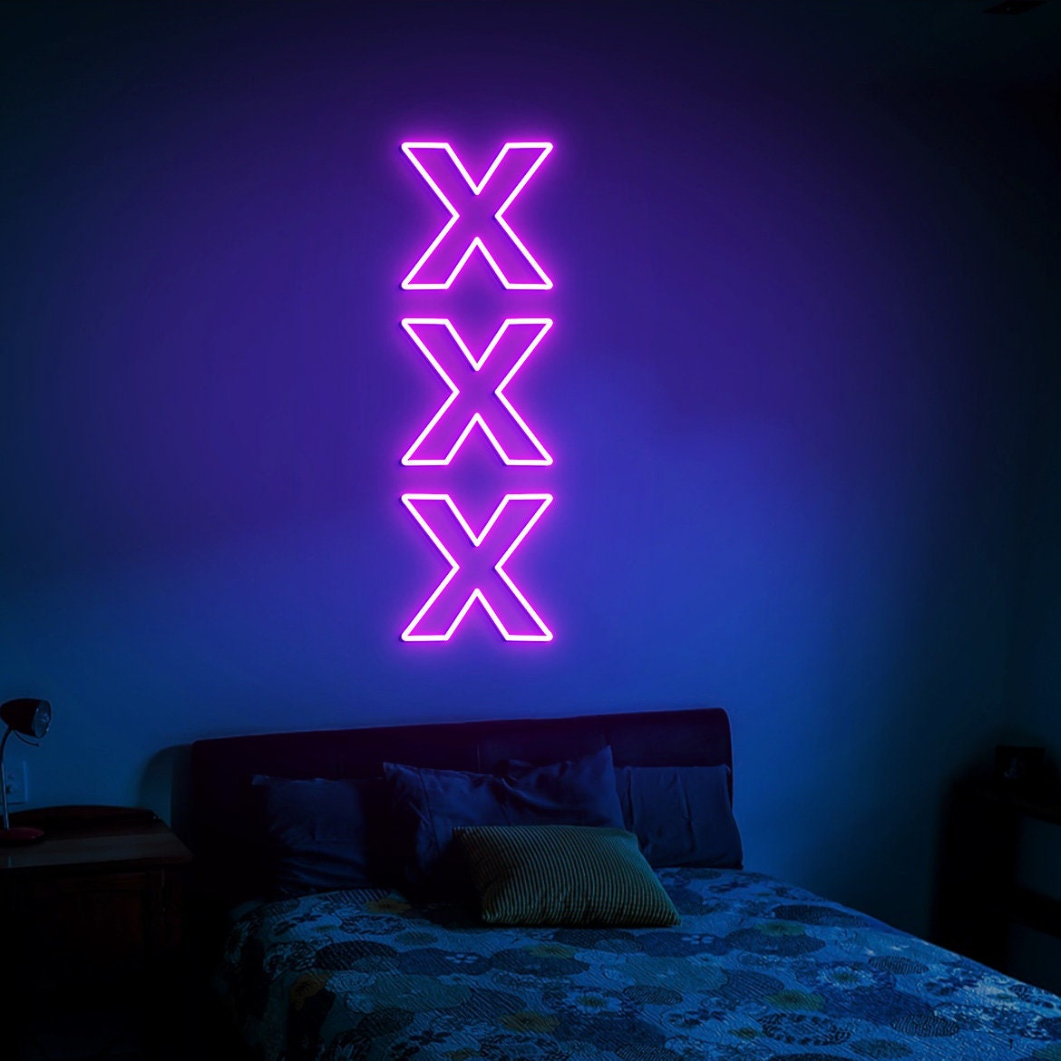 XXX Sign, XXX Led Neon Sign, Sexy Bedroom Wall Decor, Custom Neon Sign, Neon Adults Only Sign, Sex Neon Sign