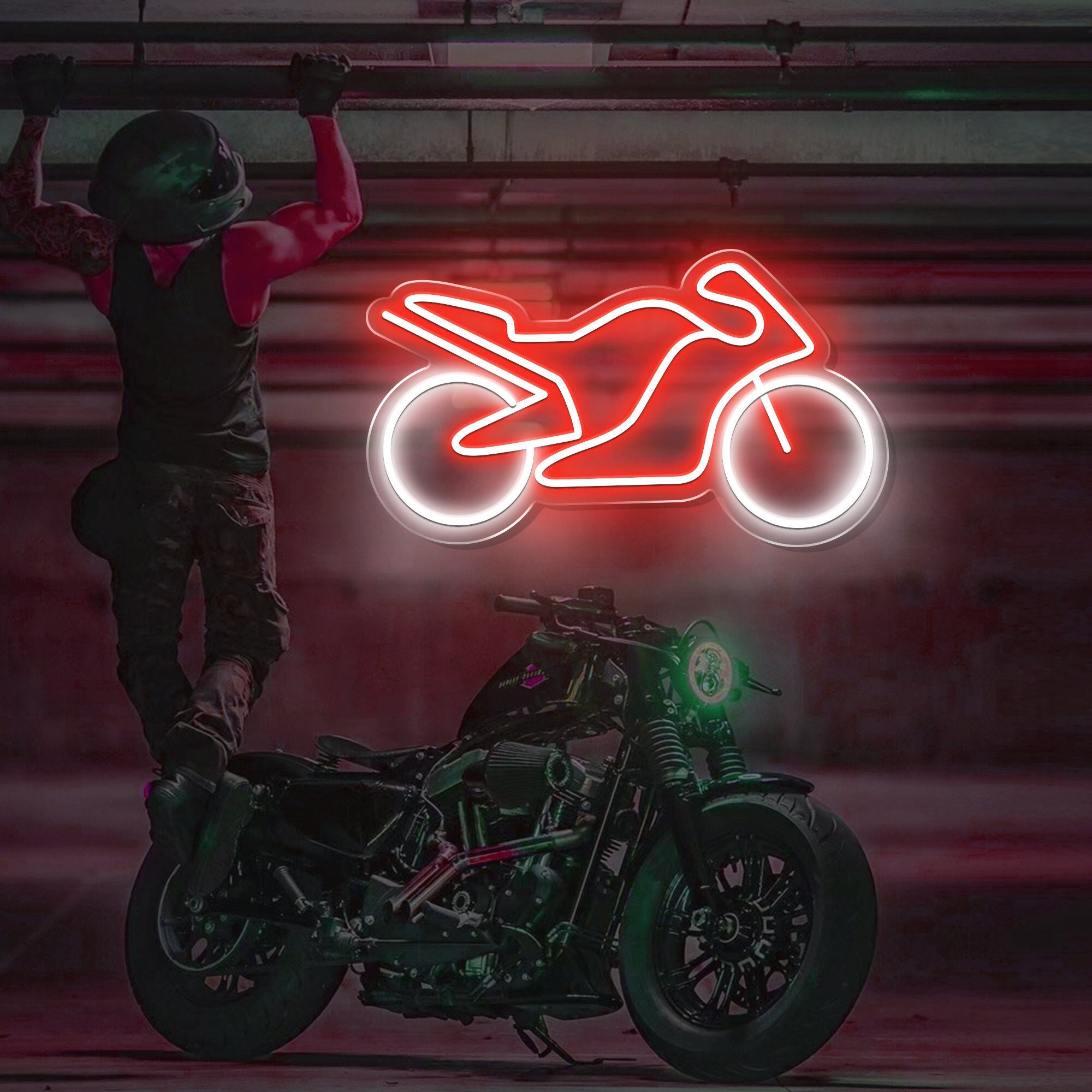 Sportbike Neon Sign| Motorcycle Neon Sign | Sport Bike Home Deocr |Motorbike Neon Sign|Wall Neon Decor |Personalized Gifts |Gift For Him
