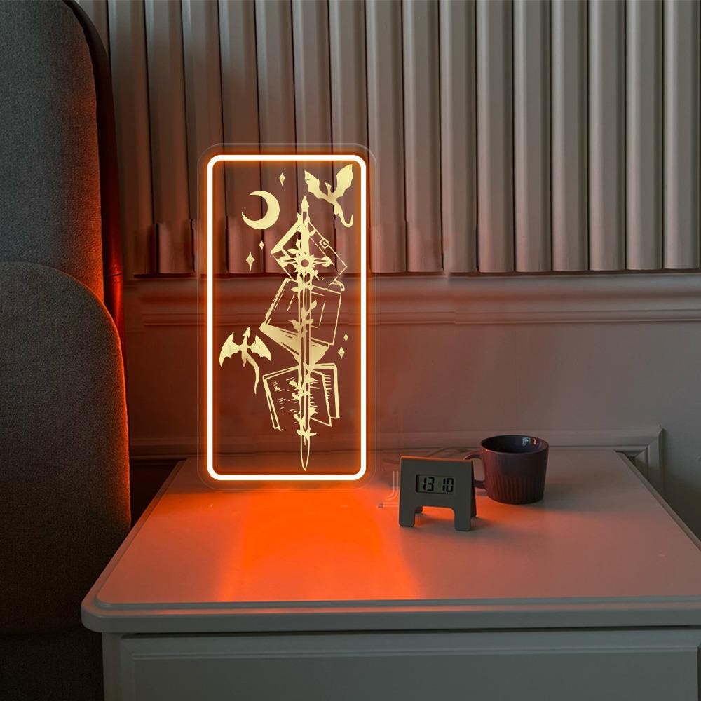 Xaden Riorson House Neon Sign, Iron Flame Neon, Dragon Rider Neon Led, Violet Sorrengail, Bookish Gift, Onyx Storm Fourth Wing Neon For Fans