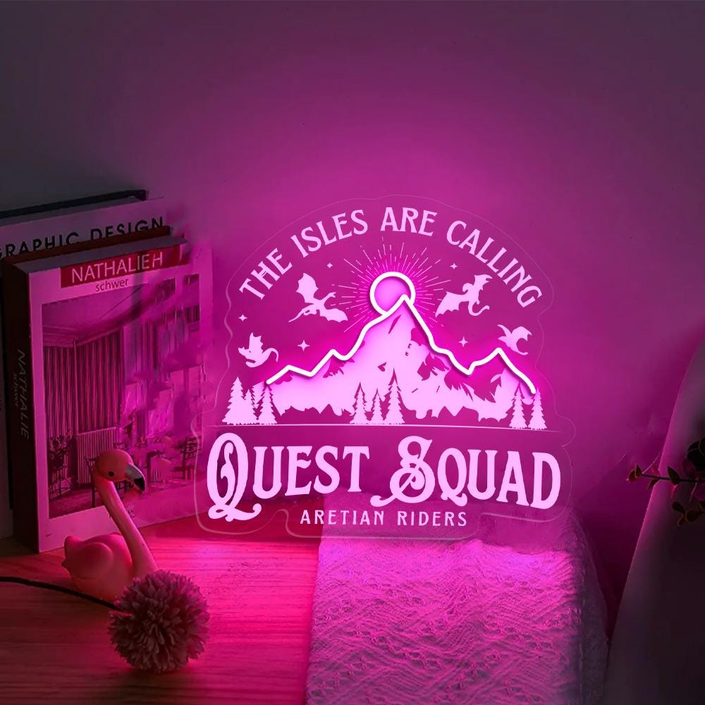 Onyx Storm Neon, Ridoc Quest Squad Neon, Ridoc Fourth Wing Neon Xaden Riorson, Dragon Aretian Rider Neon, Xaden Riorson Neon, Ridoc Neon Led