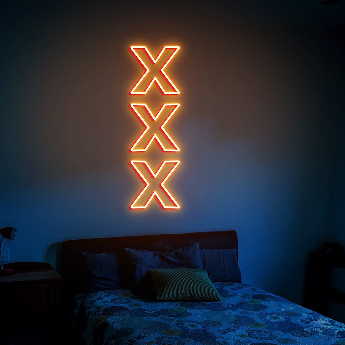 XXX Sign, XXX Led Neon Sign, Sexy Bedroom Wall Decor, Custom Neon Sign, Neon Adults Only Sign, Sex Neon Sign