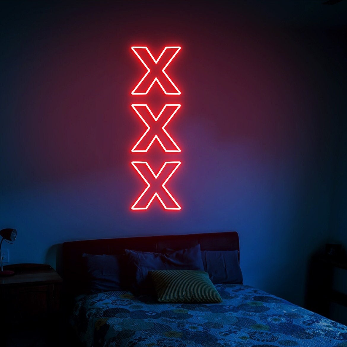 XXX Sign, XXX Led Neon Sign, Sexy Bedroom Wall Decor, Custom Neon Sign, Neon Adults Only Sign, Sex Neon Sign