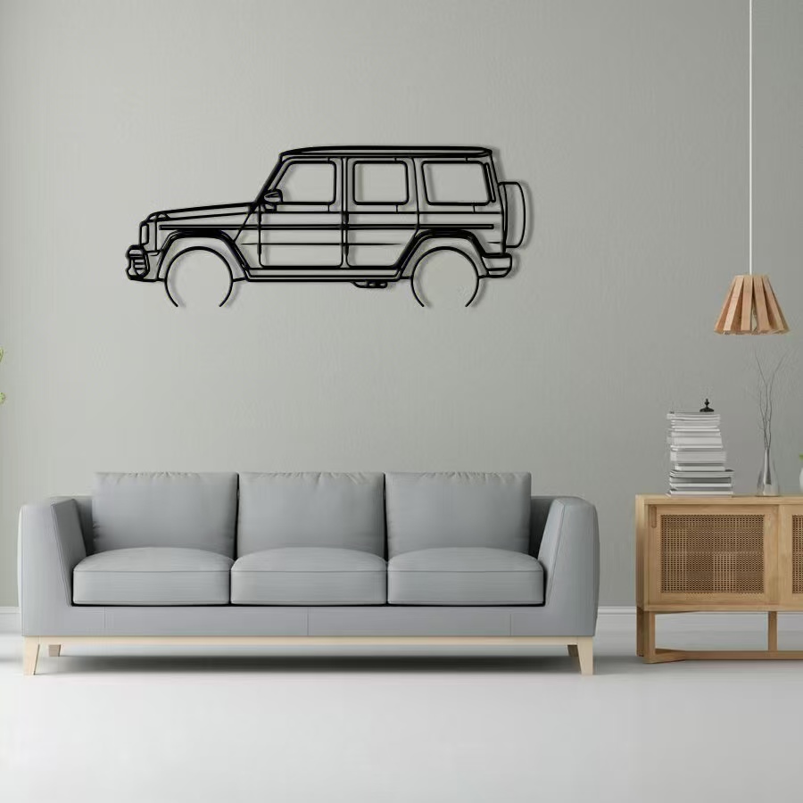 Mercedes-Benz G63 AMG Raised Steel Wall Art