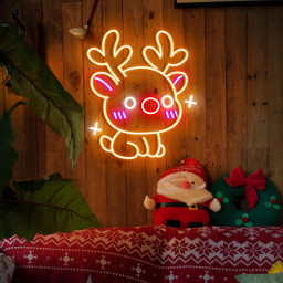 Christmas Reindeer Neon Sign Merry Christmas Neon Sign Christmas Tree Decor Sign Custom Neon Sign Christmas Gifts Holiday Neon Sign