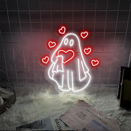 Be My Boo Neon Sign, Ghost Neon, Valentines Day Neon Sign, XOXO Neon, Women Valentines Day Neon Gifts, Heart Neon Sign, Happy Valentines
