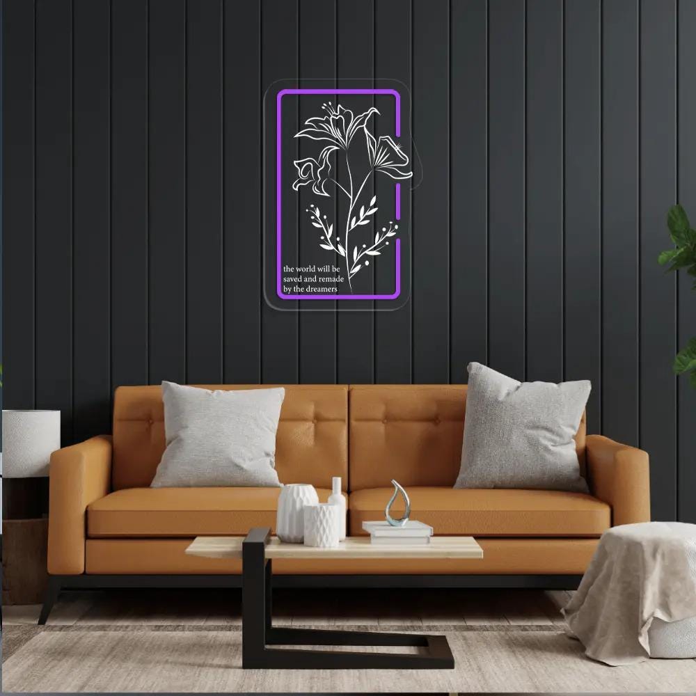 Throne Of Glass Flower Aelin Quote Neon Sign, The Thirteen Neon, Throne Of Glass Neon, Gift for her To Whatever End Throne Of Glass Neon