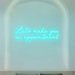 Let's Make You An Appointment Neon Sign, Appointment Sign for Salon Wall, Salon Appointment Sign