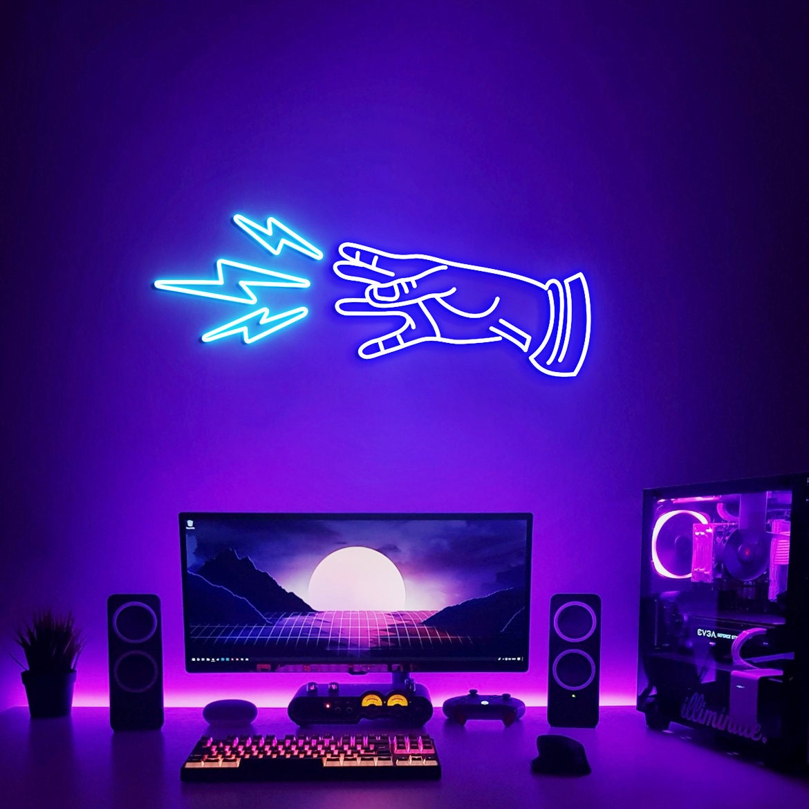 Custom Bioshock Plasmids Neon Sign, Man Cave Wall Decoration Gift Neon Light