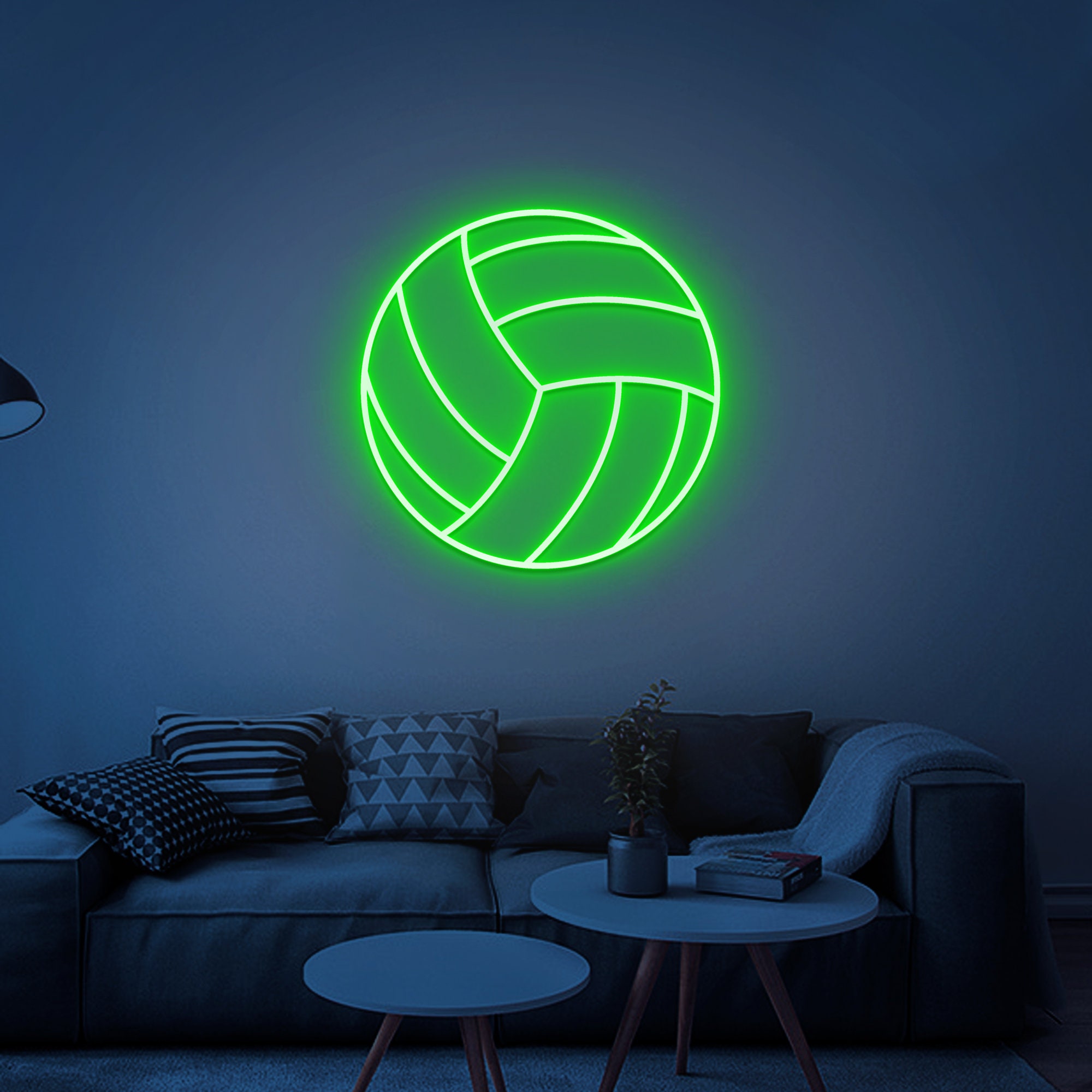 Volleyball Neon Sign, Volleyball Room Decor, Volleyball Gifts for Kids, Personalized Christmas Gifts