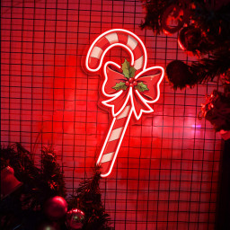Christmas Candy Cane Neon Sign Merry Christmas Neon Sign Christmas Tree Decor Sign Custom Neon Sign Christmas Gifts Holiday Neon Sign