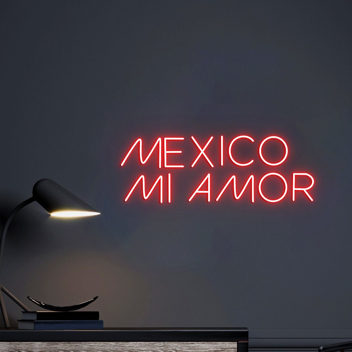 Mexico Mi Amor, Neon Light Signs, Mexican Neon Sign, Mexican Wall Decoration, Mexican Led Sign