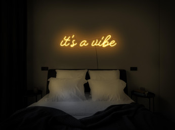 It's A Vibe Neon Sign, Its A Vibe Led Sign, Party Neon Sign, Positive Neon, Wedding Neon Sign, Neon Sign Wall Decor, Vibe Wall Art Decor