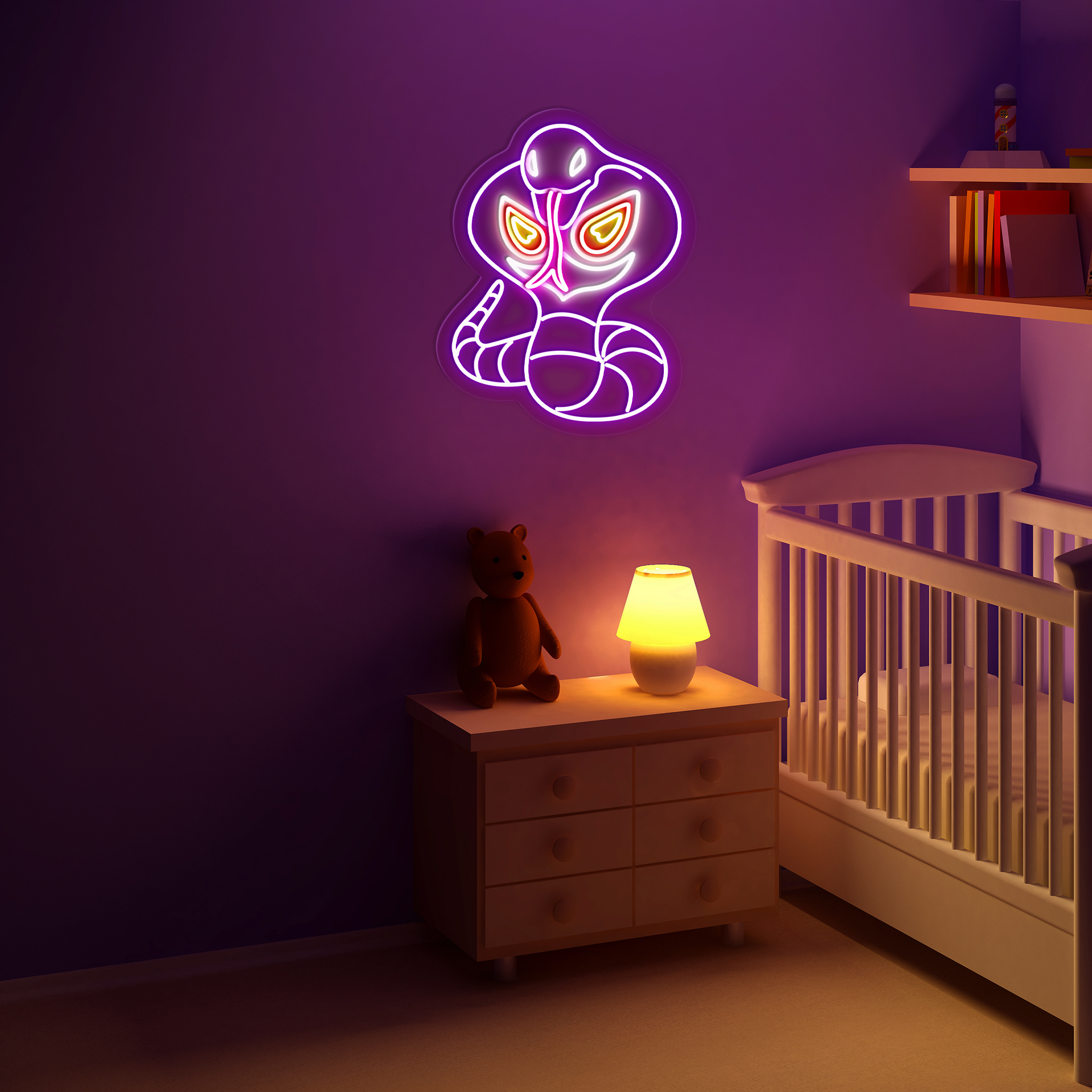 Arbok Neon Signs Pokemon Wall Art