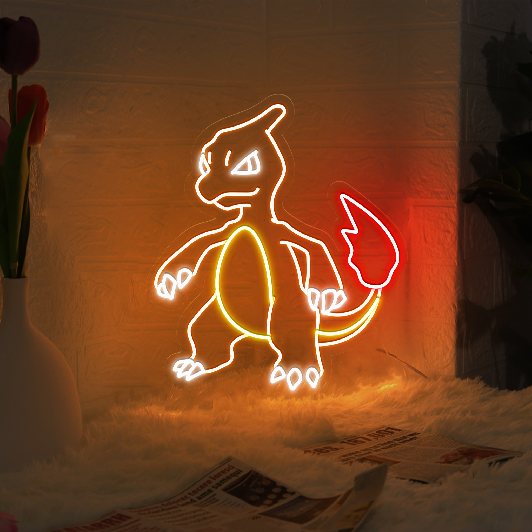 Pokemon Charmeleon Neon Signs