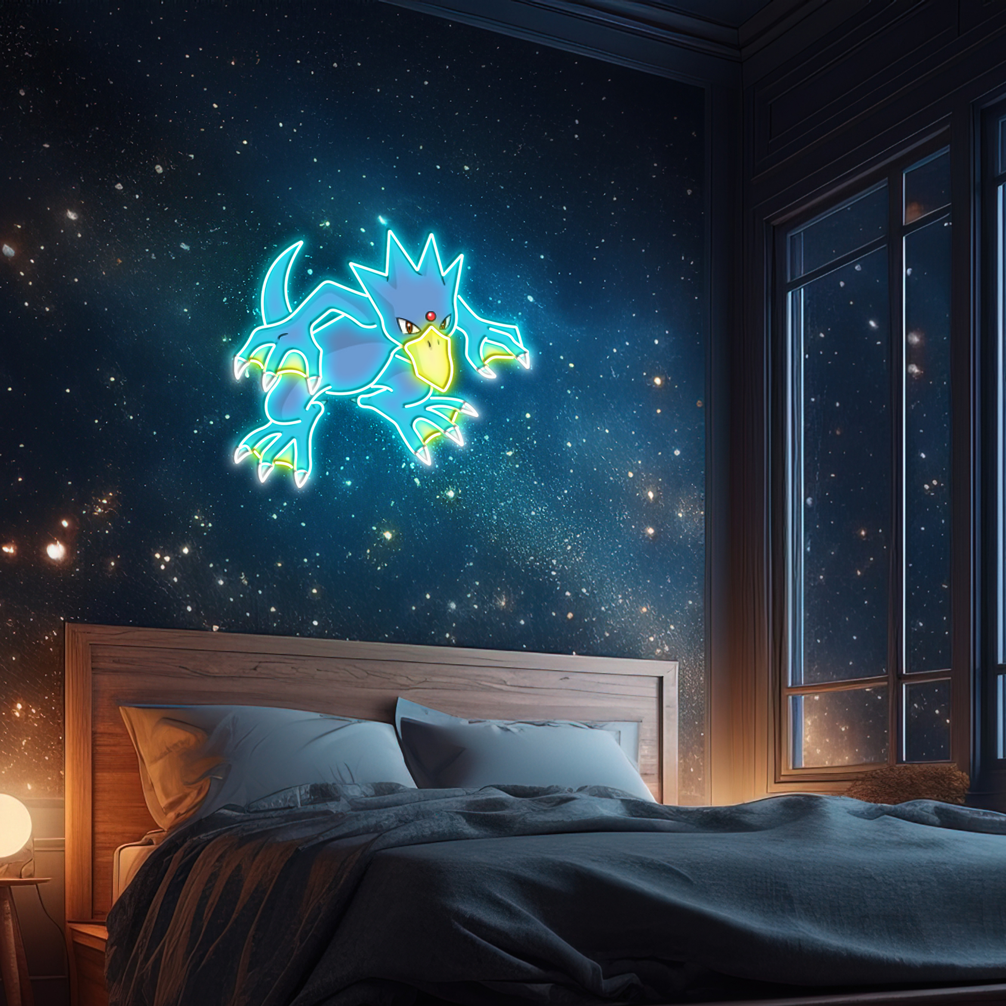 Golduck Pokemon UV Signs