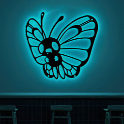 Pokemon Butterfree Metal Signs