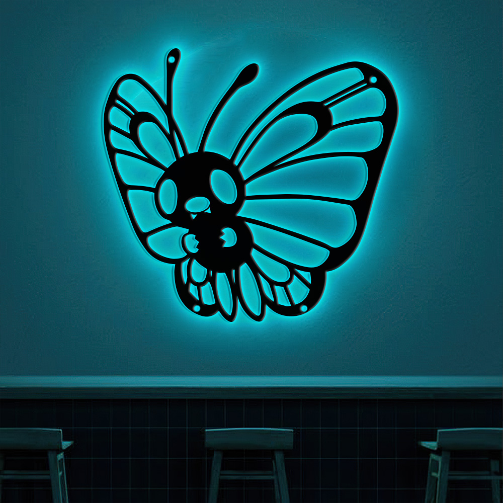 Pokemon Butterfree Metal Signs