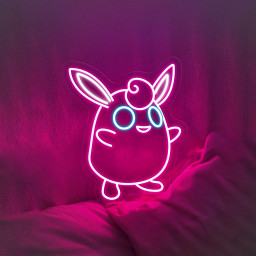 Pokemon Wigglytuff Neon Signs