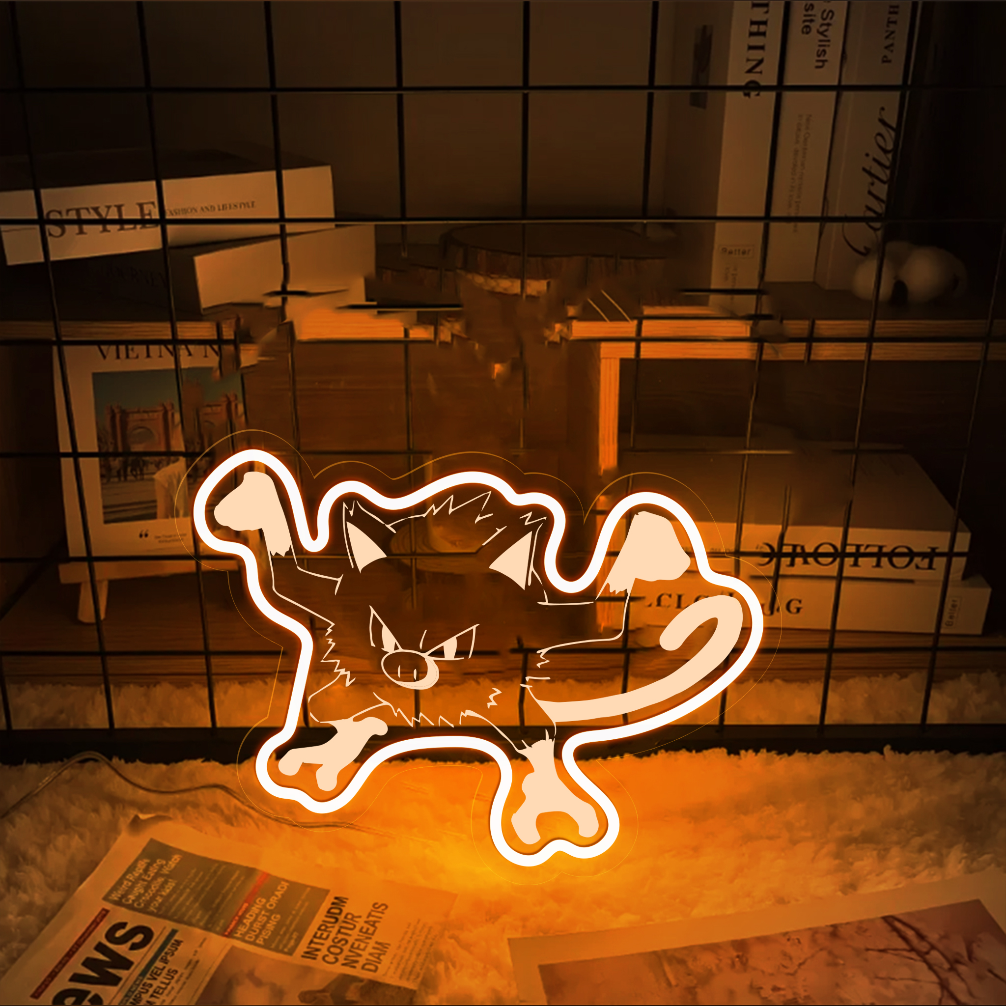 Pokemon Mankey Laser Signs