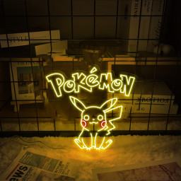 Pikachu Neon Signs Pokemon Wall Art