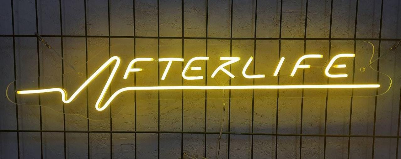 Afterlife Neon Sign, Cyberpunk 2077 Neon Sign, Afterlife Bar Sign, Gamer Neon Sign, Cyberpunk 2077 Wall Decor, Gamer Decor, Afterlife Decor