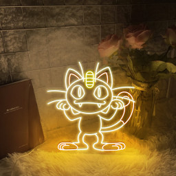 Pokemon Meowth Neon Signs