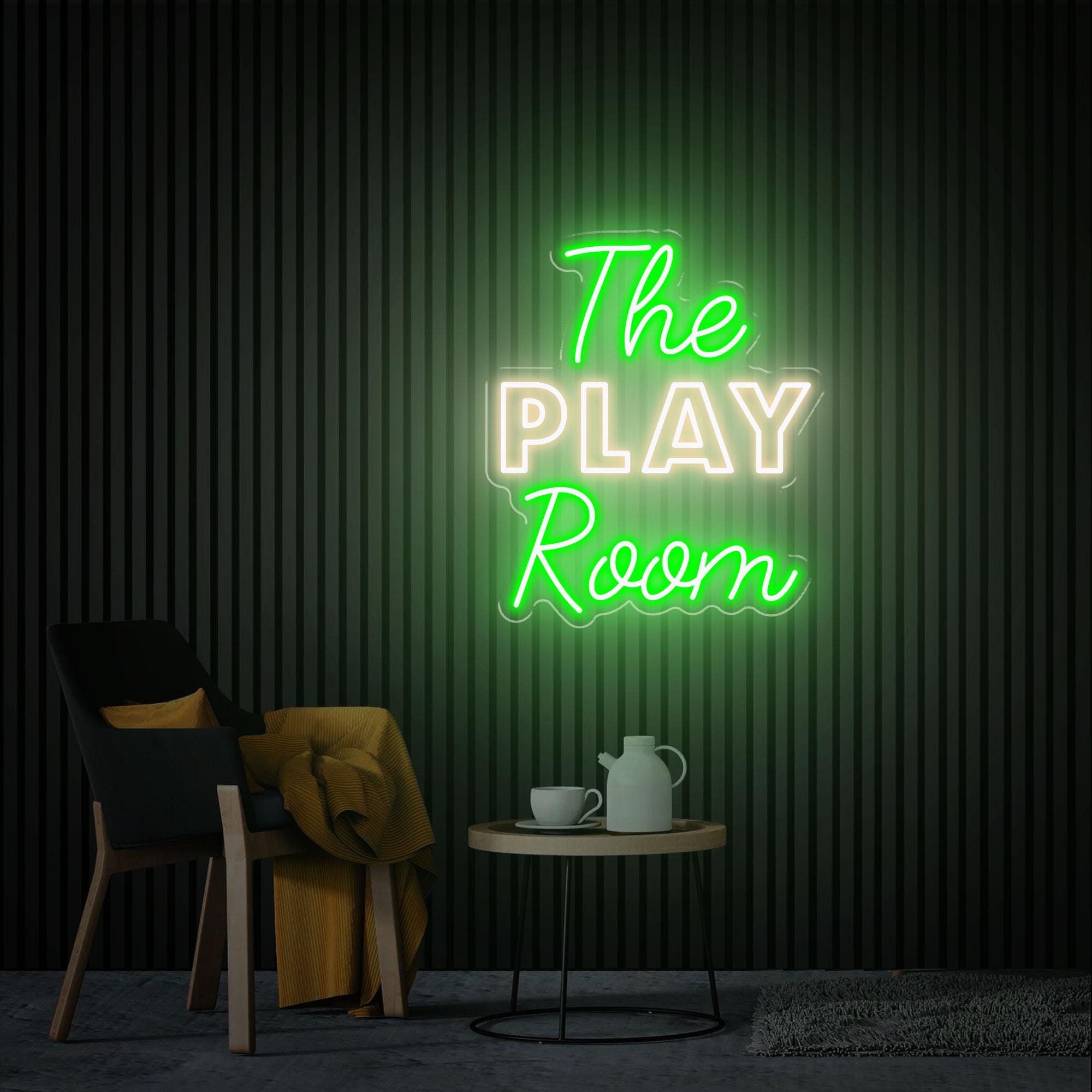 The Play Room Neon Sign, Custom Playroom Sign, Modern Kids Wall Decor, Teenage Room Decor, Game Room Led Sign, Play Room Light Up