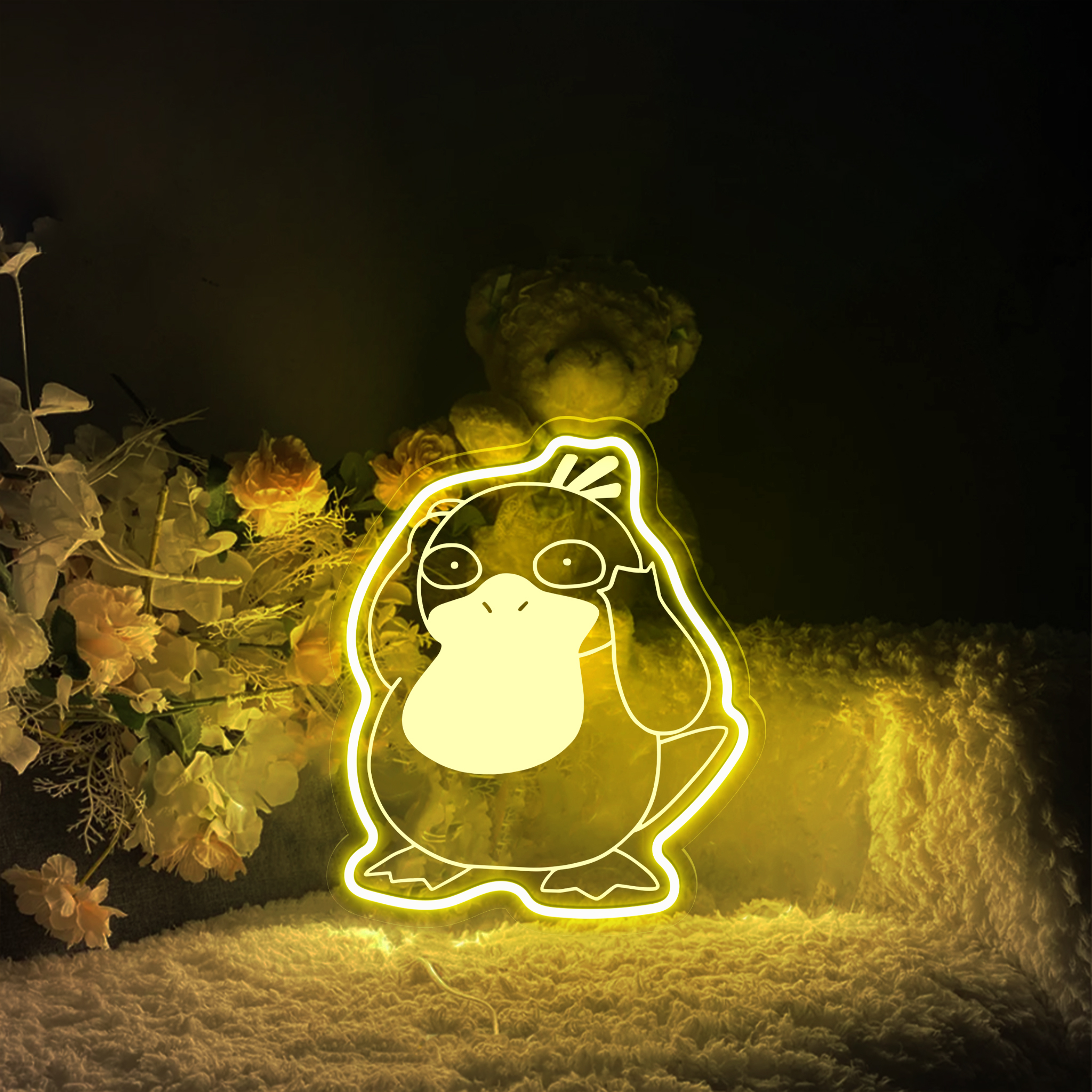 Psyduck Pokemon Laser Signs