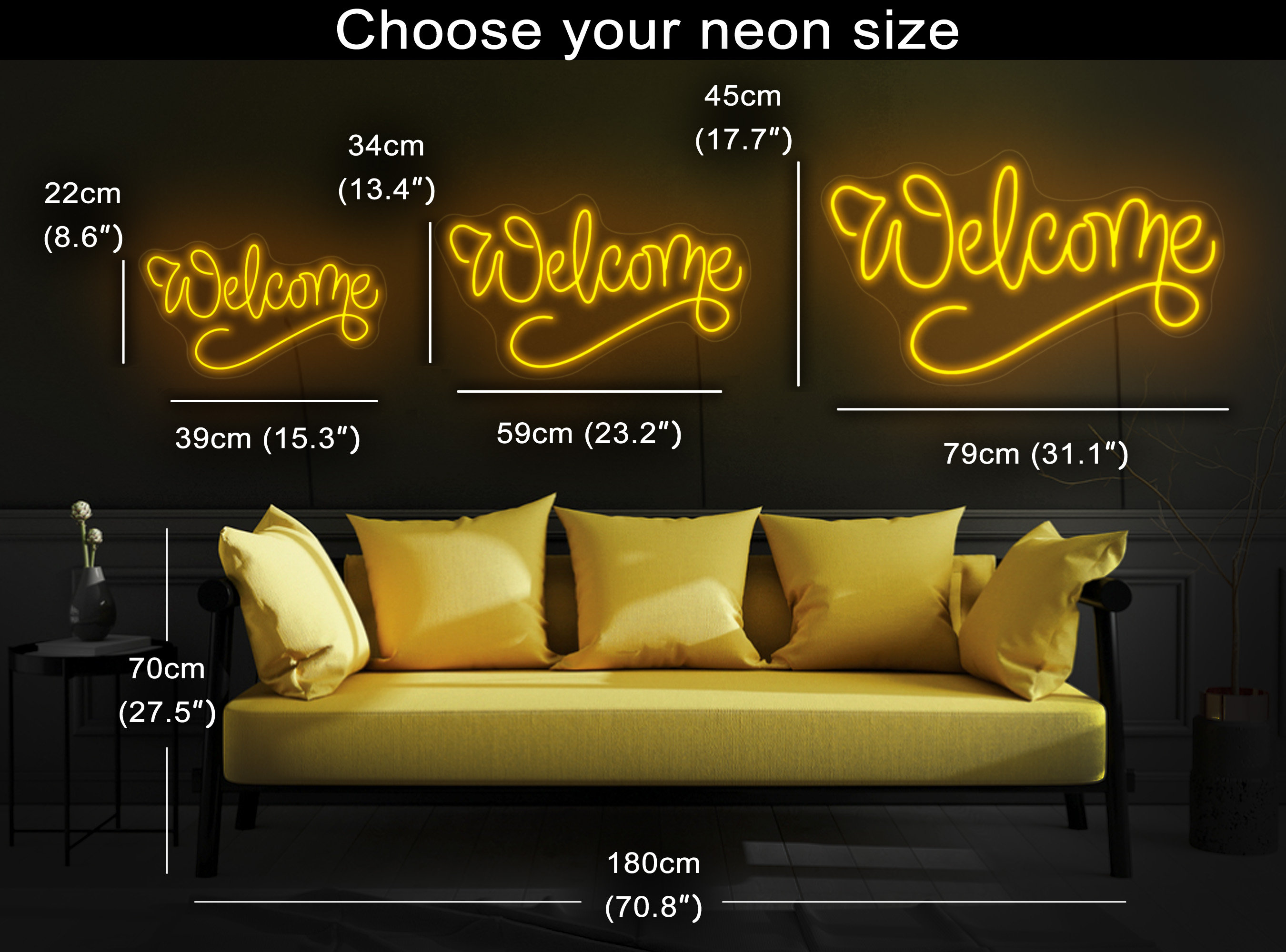 Welcome Neon Sign, Welcome Led Sign, Welcome Light Sign, Welcome Wall Sign, Welcome Wall Decor, Neon Sign Wall Decor, Neon Light Sign For Wall