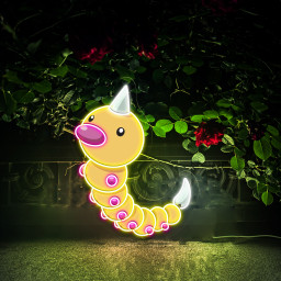 Weedle UV Signs Pokemon Wall Art