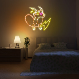 Raichu Neon Signs Pokemon Wall Art