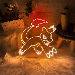 Pokemon Charmeleon Neon Signs Anime Wall Art Decor