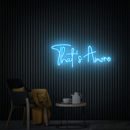 That's Amore Neon Sign, Wedding Wall Decor, Gift for Couple, Custom Wedding Neon Sign Led Light,Party Decor for Wedding, Engagement Wall Art