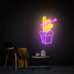 Takeaway Ramen Neon Sign, Japanese Noodles Led Sign, Food Wall Decor, Custom Neon Sign, Kitchen Decor Ramen Wall Art, Takeaway Noodles Sign