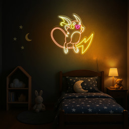 Raichu Neon Signs Pokemon Wall Art