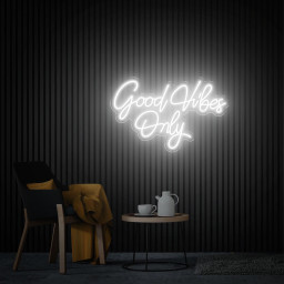 Good Vibes Only Neon Sign, Wedding Sign, Custom Neon Sign, Personzalized Gift, Neon Sign Bedroom, Wedding Decor, Neon Sign Bar