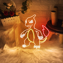 Pokemon Charmeleon Neon Signs