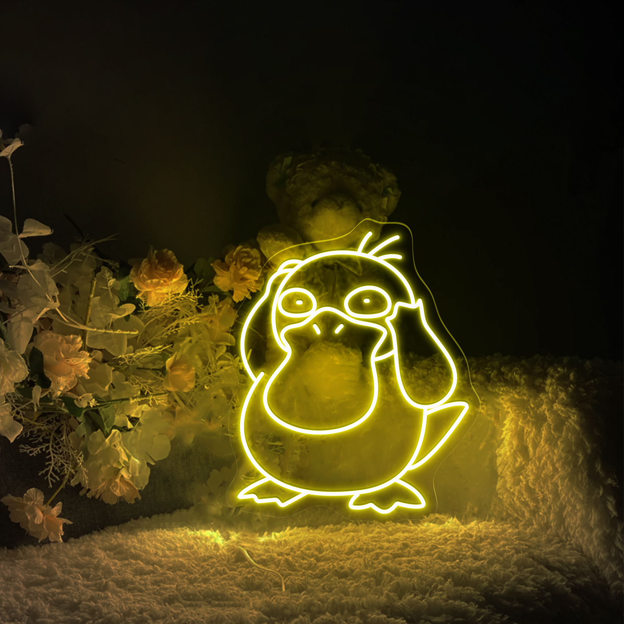 Psyduck Pokemon Neon Led Sign