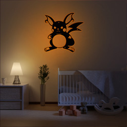 Pokemon Raichu Metal Signs