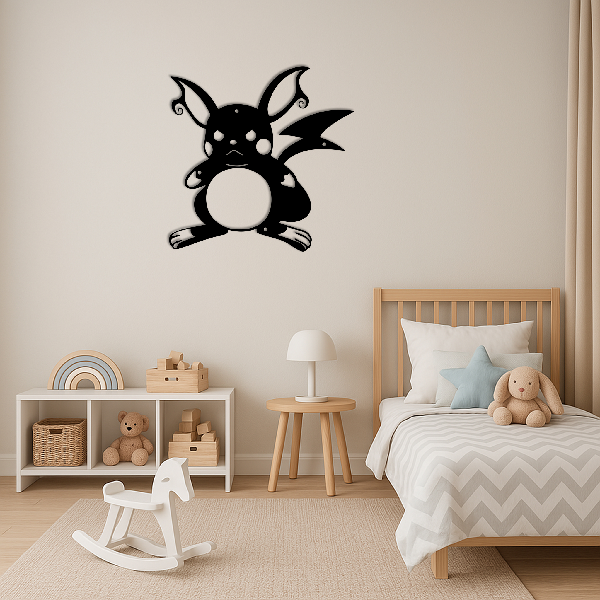 Pokemon Raichu Metal Signs