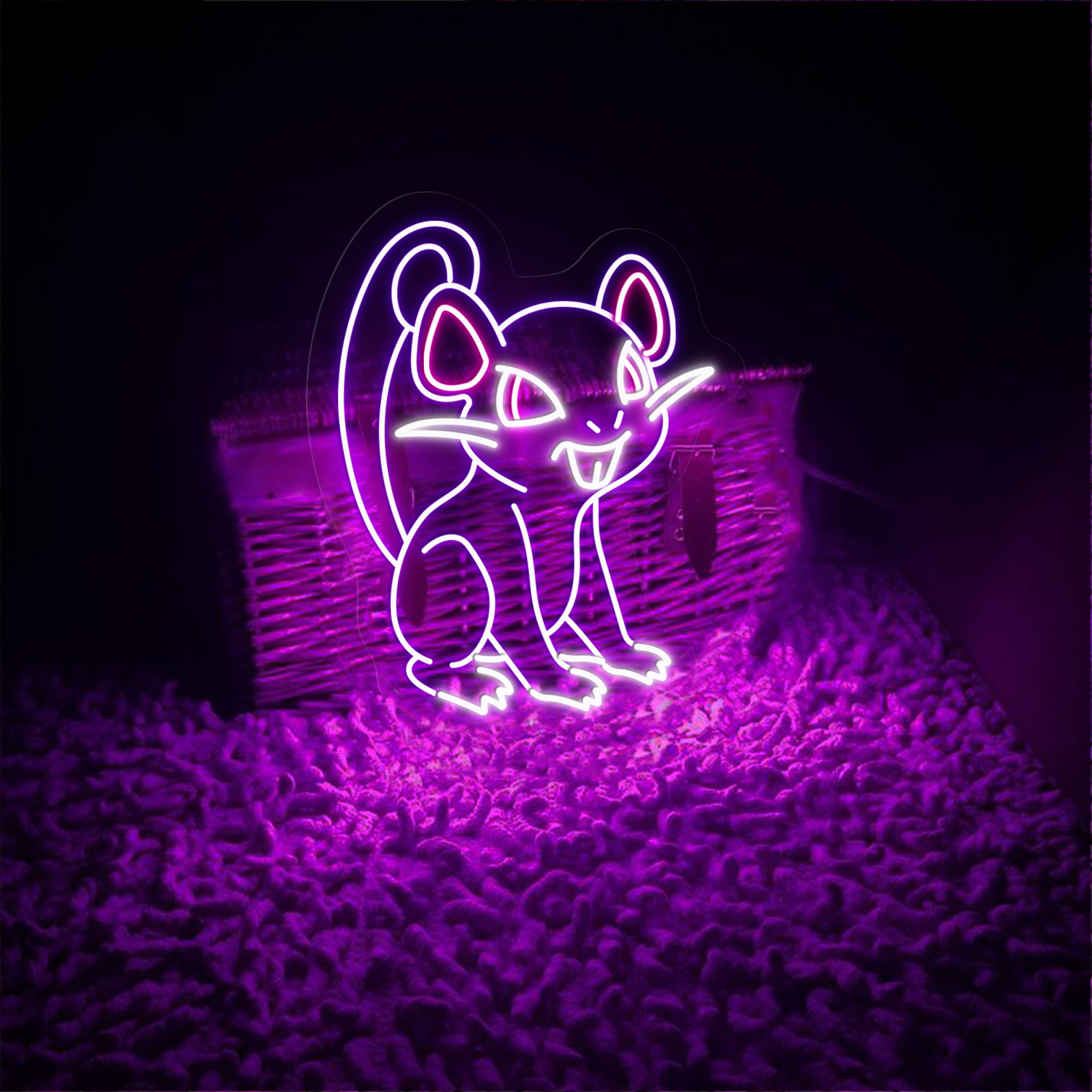 Pokemon Rattata Neon Signs