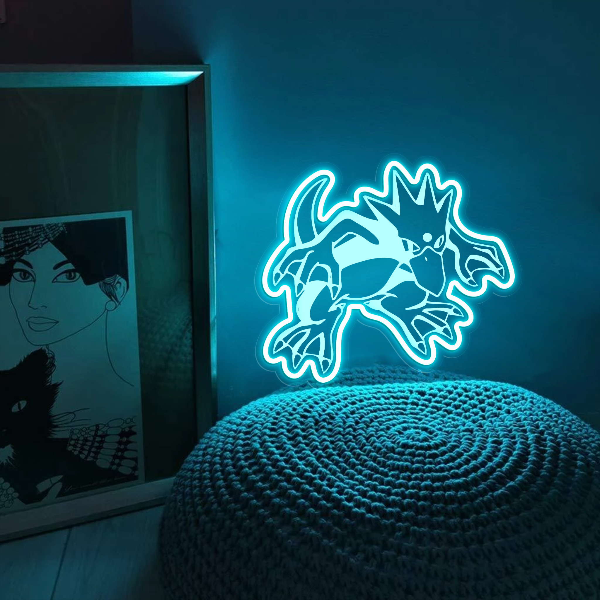 Golduck Pokemon Laser Signs